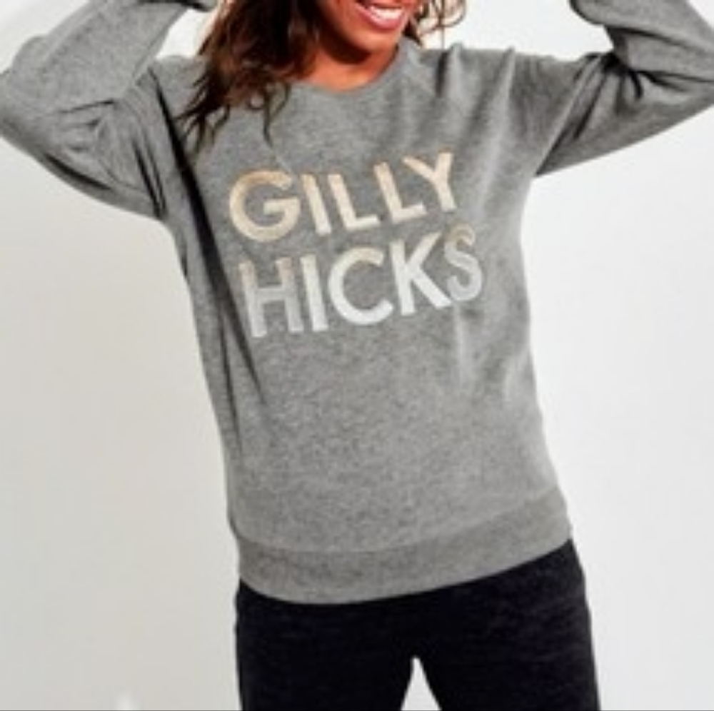 Hollister The Classic "Gilly Hicks" Gray Sweater